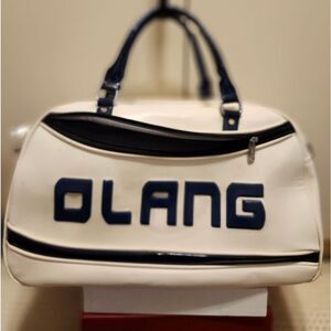 Vintage Very Good OLANG Italian Ski Logo " Carryall" Satchel Bag